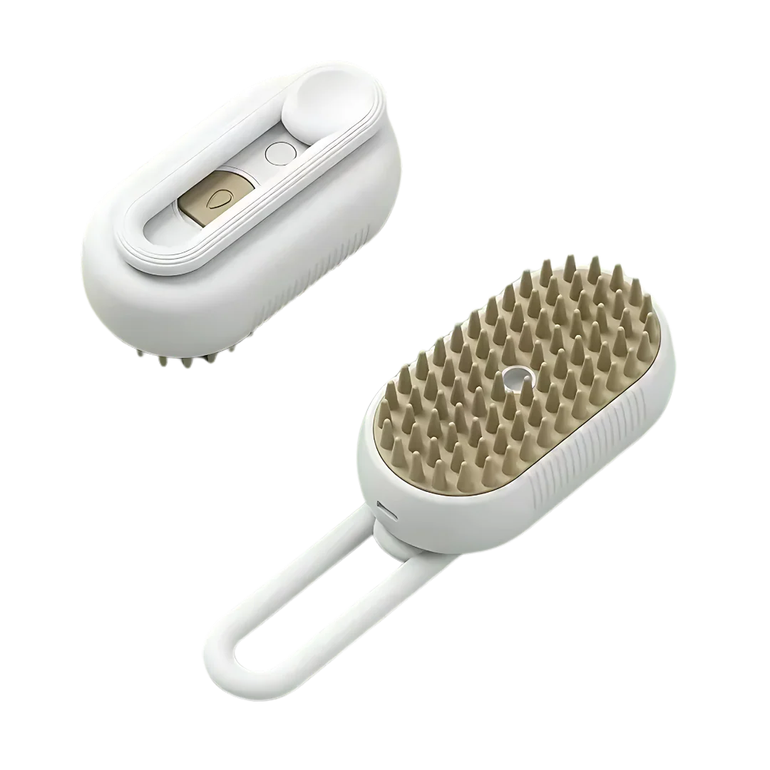 Cat Steamy Brush – Grooming & Massage Tool for Pets